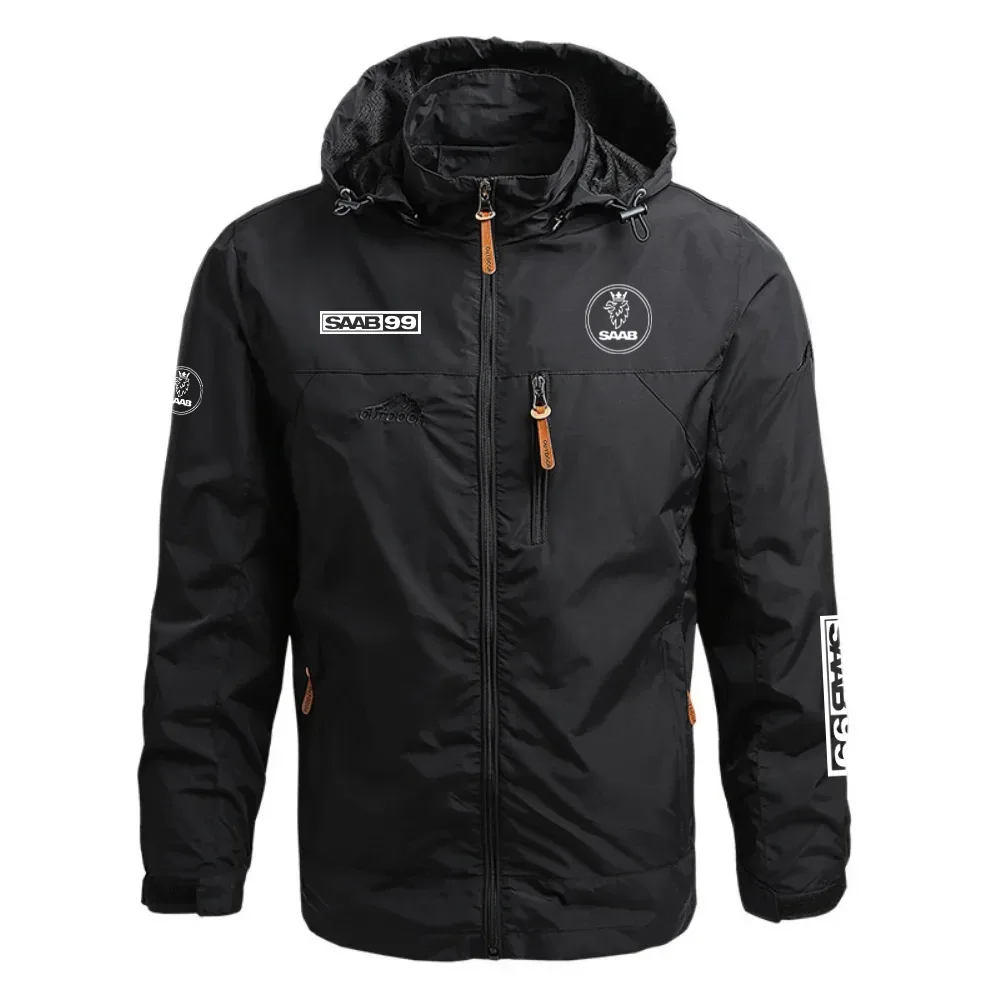 Saab 99 Waterproof Outdoor Jacket Detachable Hood Windbreaker HTWOJSB099 – Saab Jacket