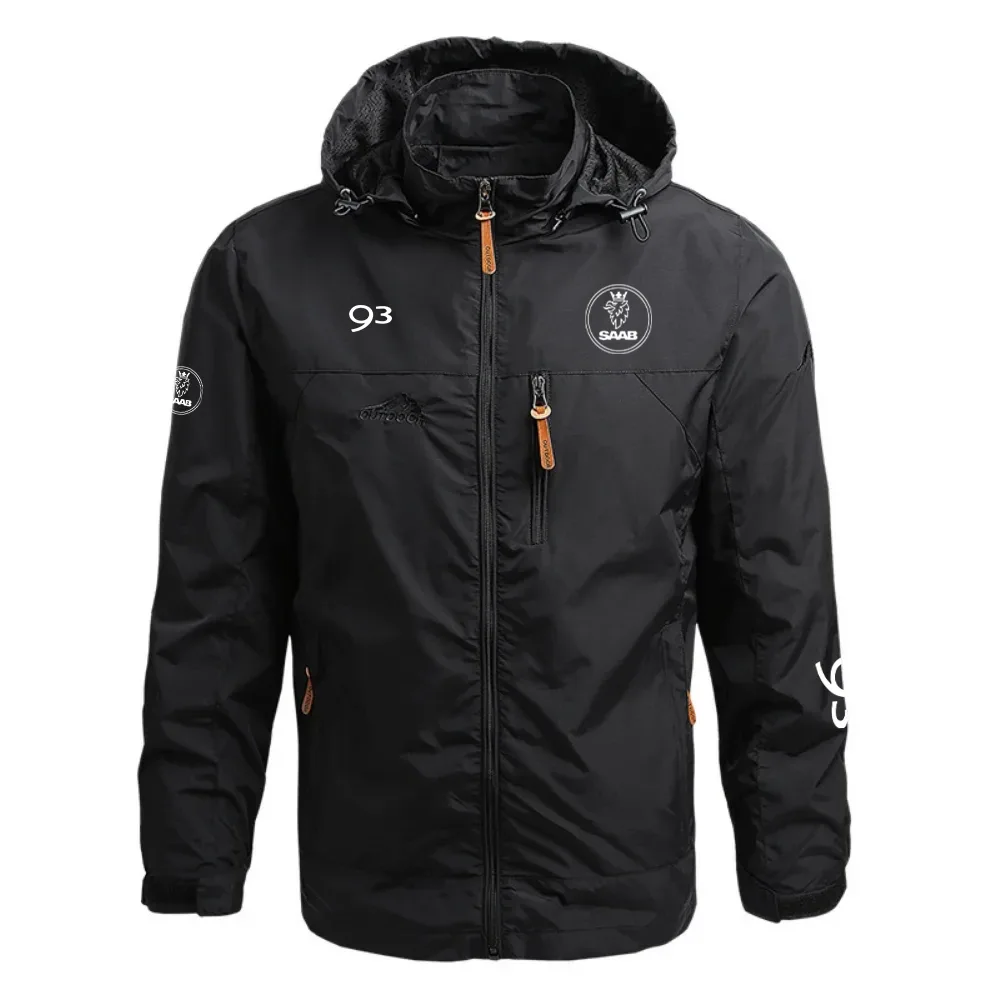 Saab 9-3 Waterproof Outdoor Jacket Detachable Hood Windbreaker HTWOJSB93 – Saab Jacket