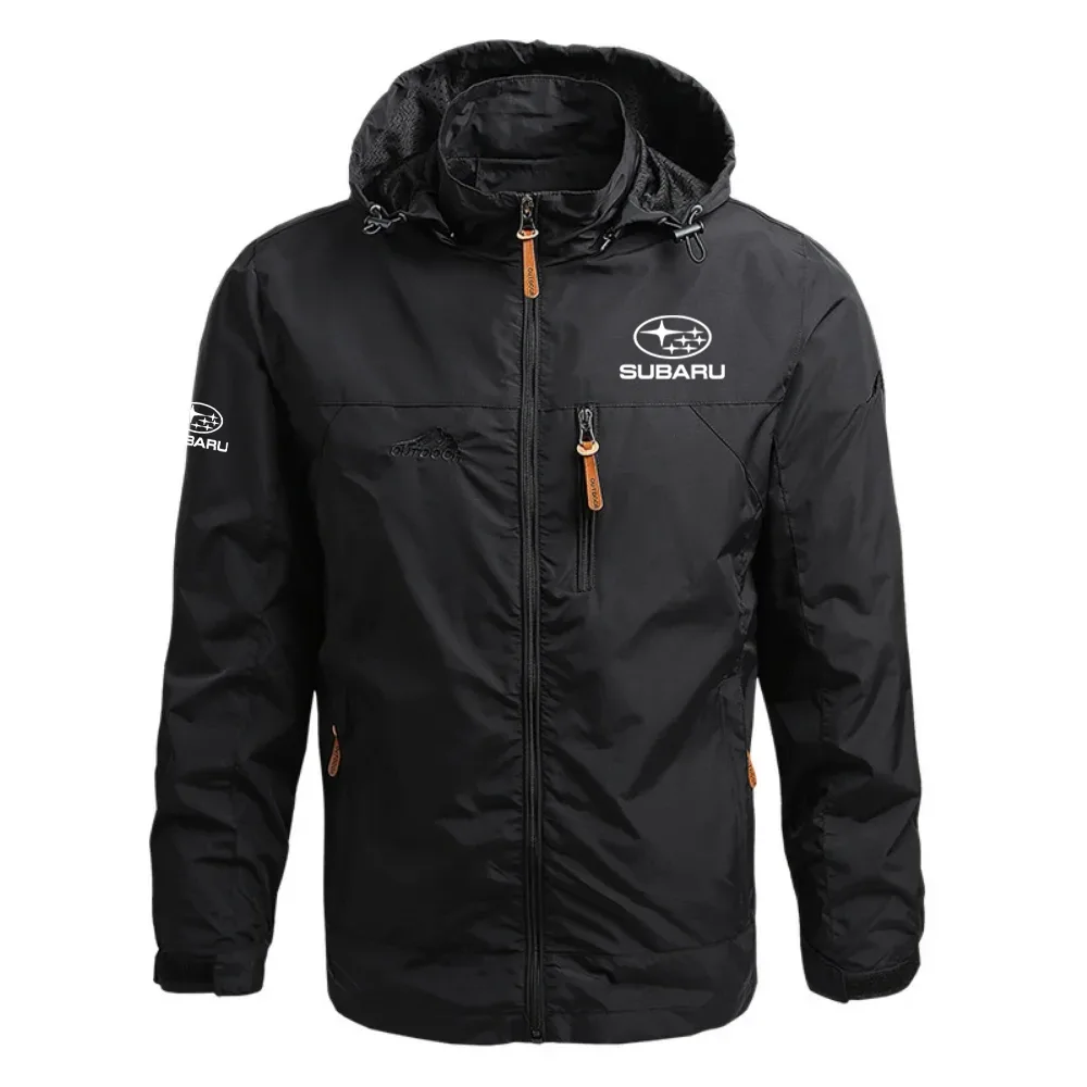 Subaru Exclusive Logo Waterproof Outdoor Jacket Detachable Hood Windbreaker HTWOJSUZZ – Subaru Jacket