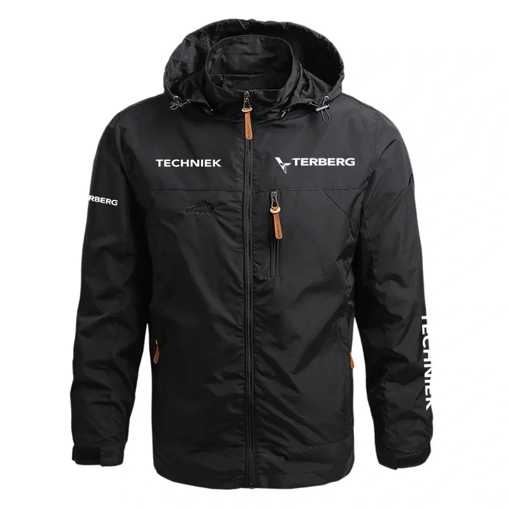 Terberg Techniek Waterproof Outdoor Jacket Detachable Hood Windbreaker HTWOJTBTEC – Terberg Jacket