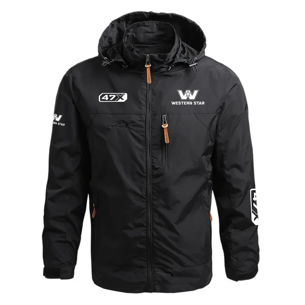 Western Star 47X Waterproof Outdoor Jacket Detachable Hood Windbreaker HTWOJWS47X – Western Star Jacket
