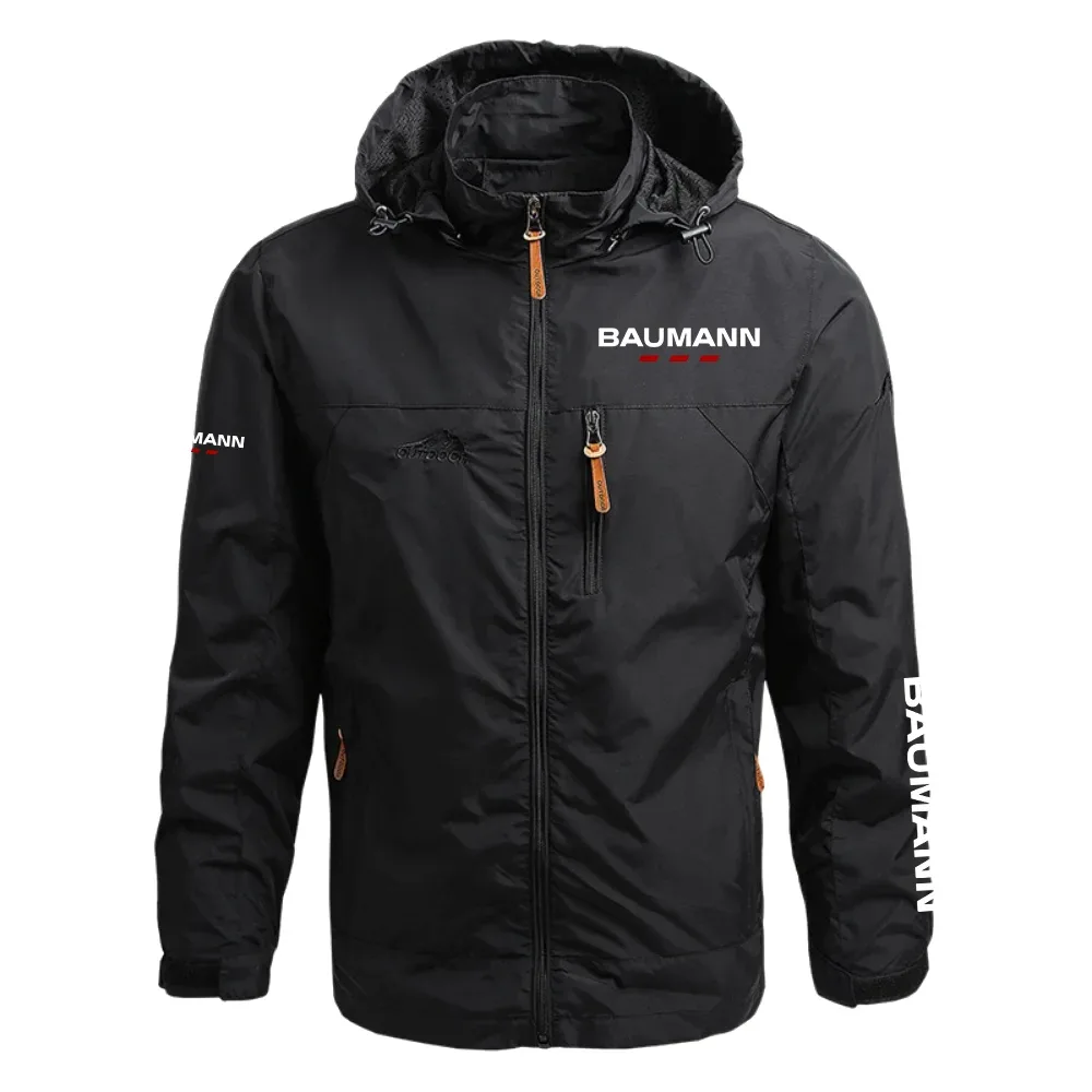 Baumann Exclusive Logo Waterproof Outdoor Jacket Detachable Hood NBCRWOJ1601BMZ – Baumann Jacket