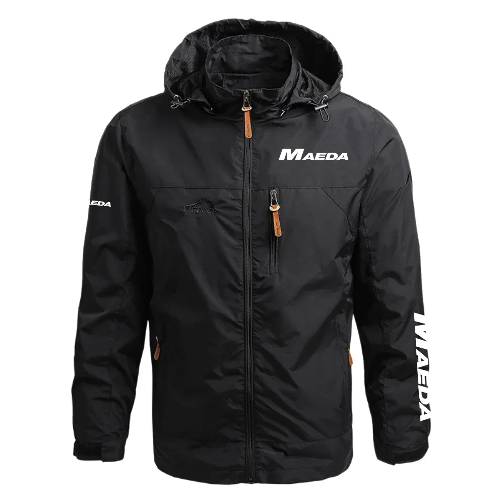 Maeda Exclusive Logo Waterproof Outdoor Jacket Detachable Hood NBCRWOJ1601MDZ – Maeda Jacket