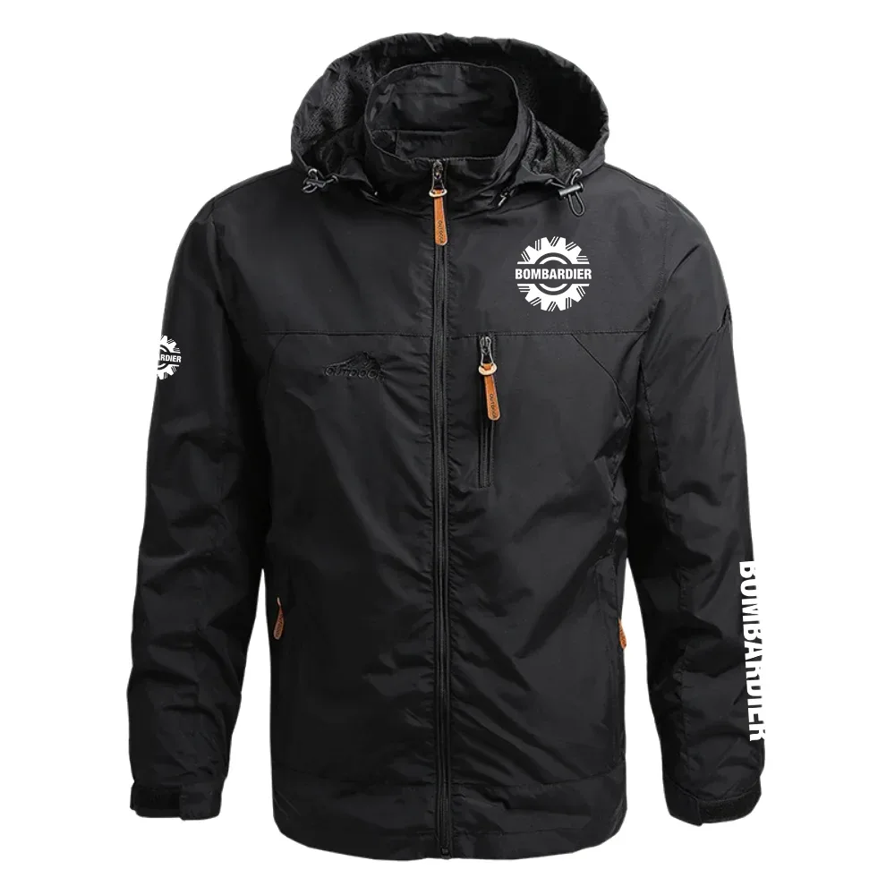 Bombardier Exclusive Logo Waterproof Outdoor Jacket Detachable Hood NBSGWOJ0901BBZ – Bombardier Jacket