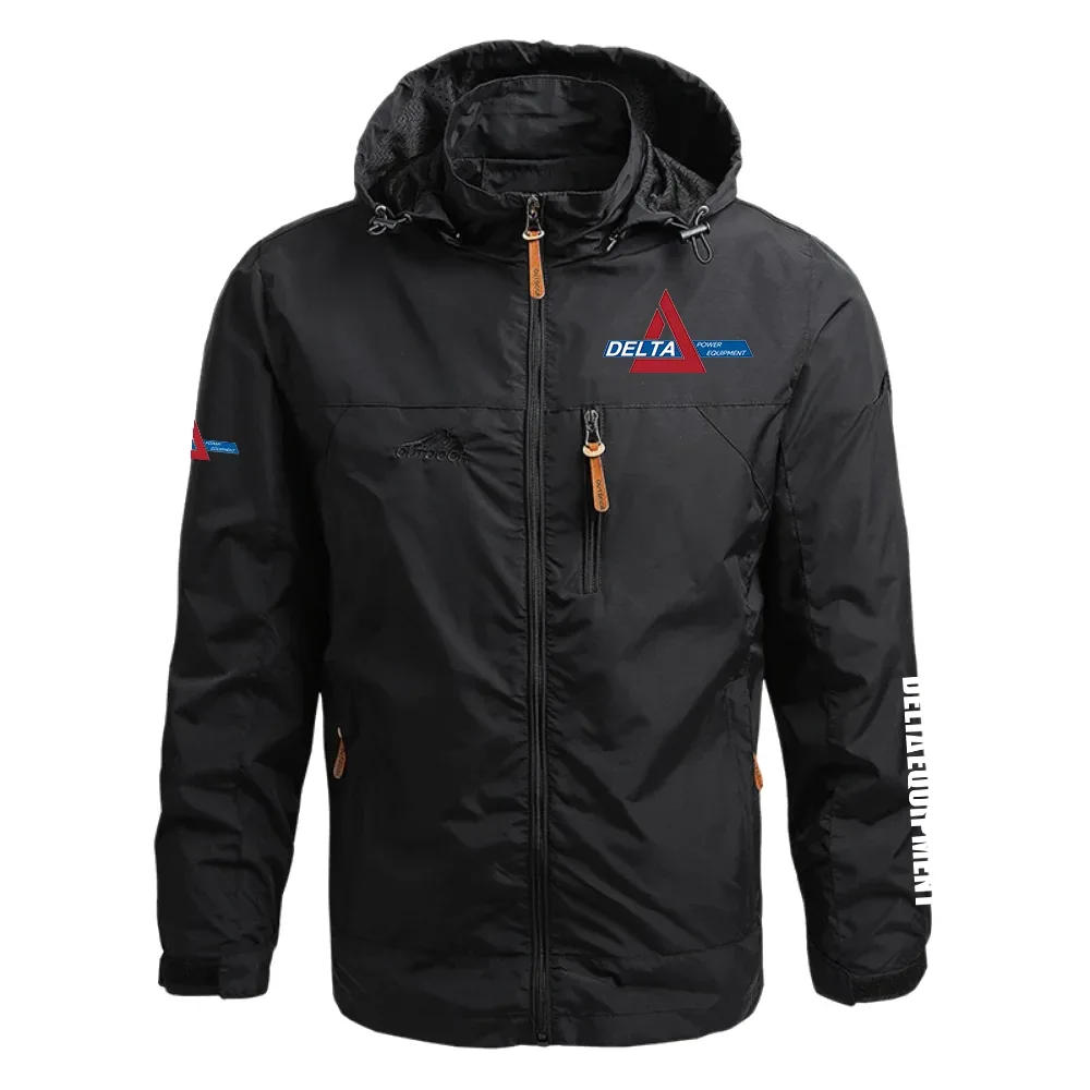 Delta Equipment Exclusive Logo Waterproof Outdoor Jacket Detachable Hood NBSGWOJ0901DEZ – Delta Equipment Jacket
