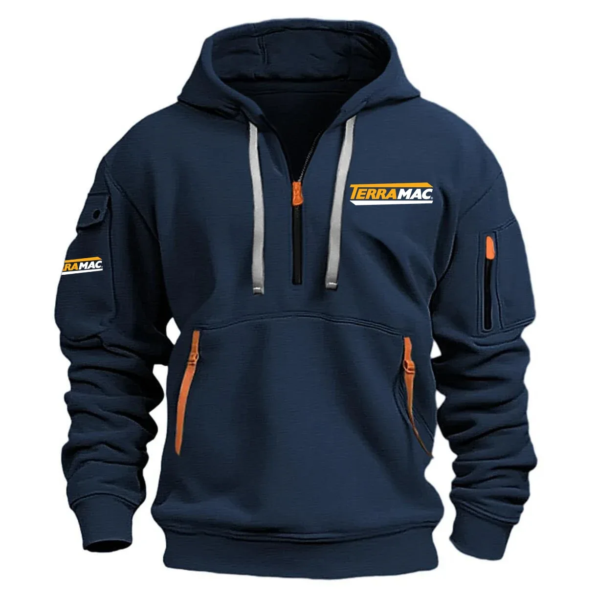 Terramac Exclusive Logo Half Zipper Hoodie NBTVHHZ1001TRZ – Terramac Hoodie
