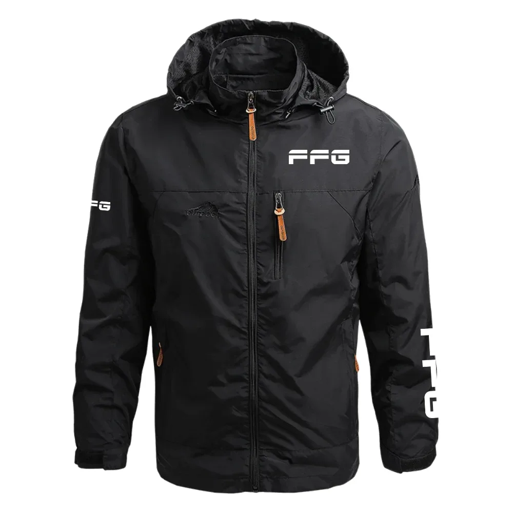 Flensburger Fahrzeugbau Gesellschaft Exclusive Logo Waterproof Outdoor Jacket Detachable Hood NBTVWOJ1001FFZ – Flensburger Fahrzeugbau Gesellschaft Jacket