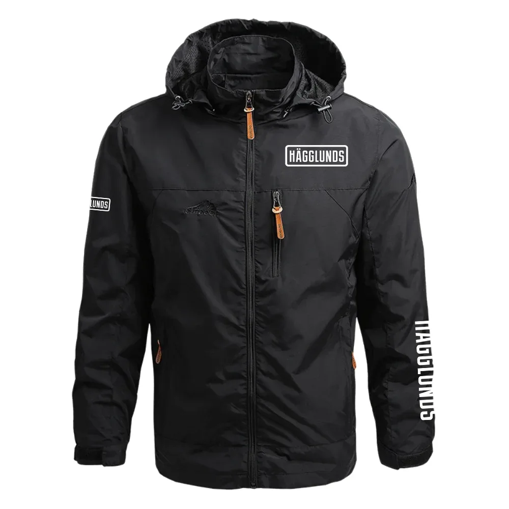 Hagglunds Exclusive Logo Waterproof Outdoor Jacket Detachable Hood NBTVWOJ1001HLZ – Hagglunds Jacket