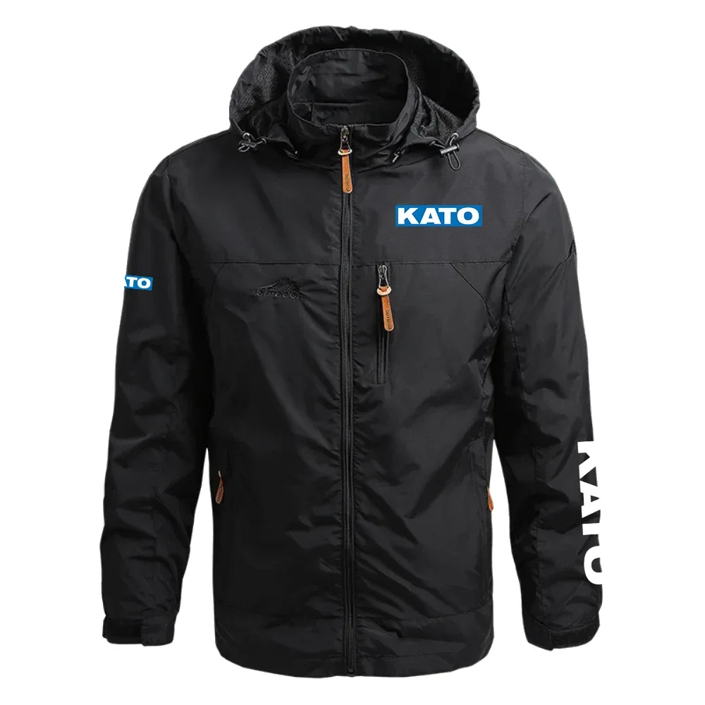 Kato Works Exclusive Logo Waterproof Outdoor Jacket Detachable Hood NBTVWOJ1001KWZ – Kato Works Jacket