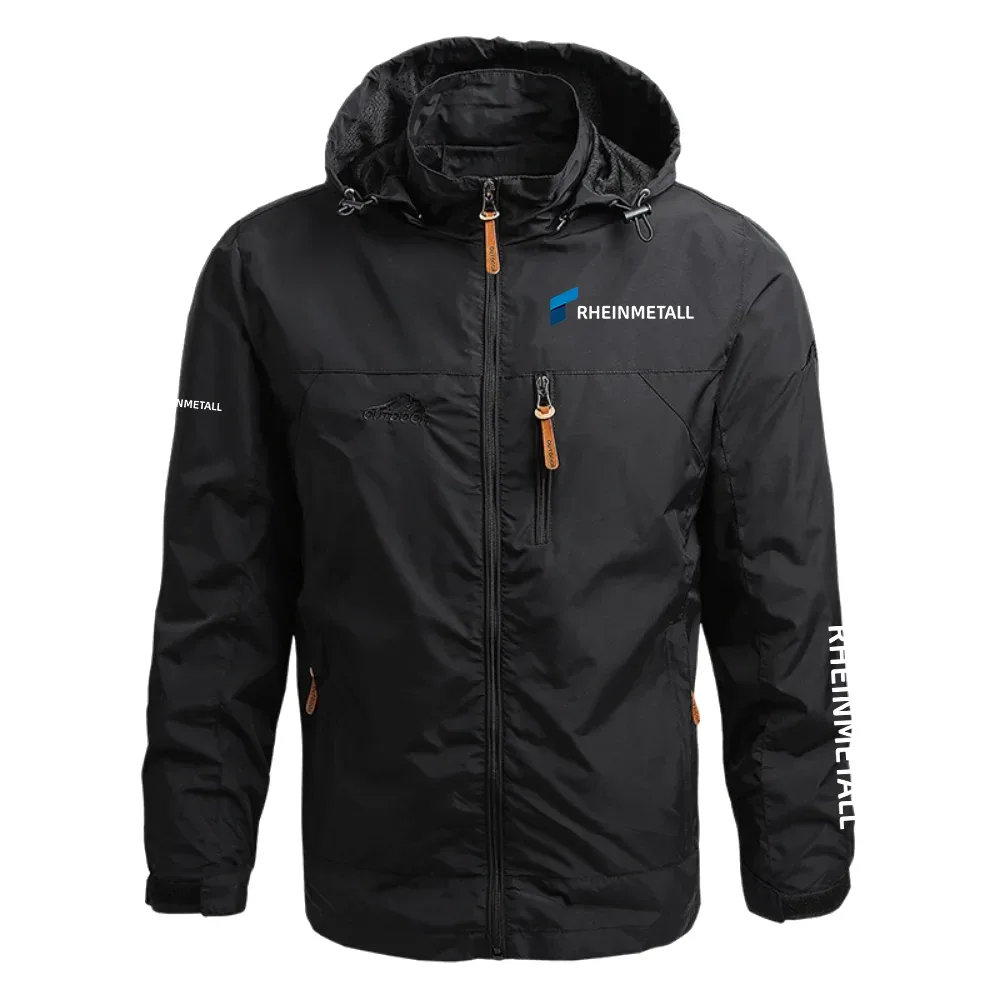 Rheinmetall Exclusive Logo Waterproof Outdoor Jacket Detachable Hood NBTVWOJ1001RNZ – Rheinmetall Jacket
