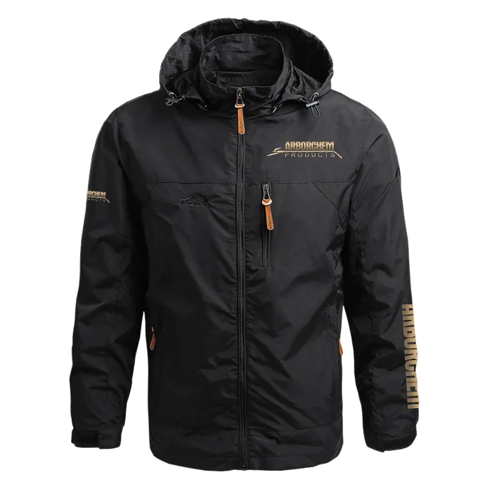 Arborchem Products Division Exclusive Logo Waterproof Outdoor Jacket Detachable Hood NBVMWOJ1401ACZ – Arborchem Products Division Jacket