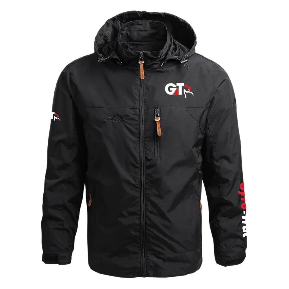 Gyro-Trac Corporation Exclusive Logo Waterproof Outdoor Jacket Detachable Hood NBVMWOJ1401GCZ – Gyro-Trac Corporation Jacket