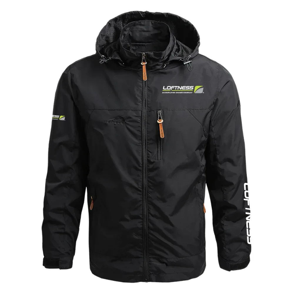 Loftness Exclusive Logo Waterproof Outdoor Jacket Detachable Hood NBVMWOJ1401LOZ – Loftness Jacket