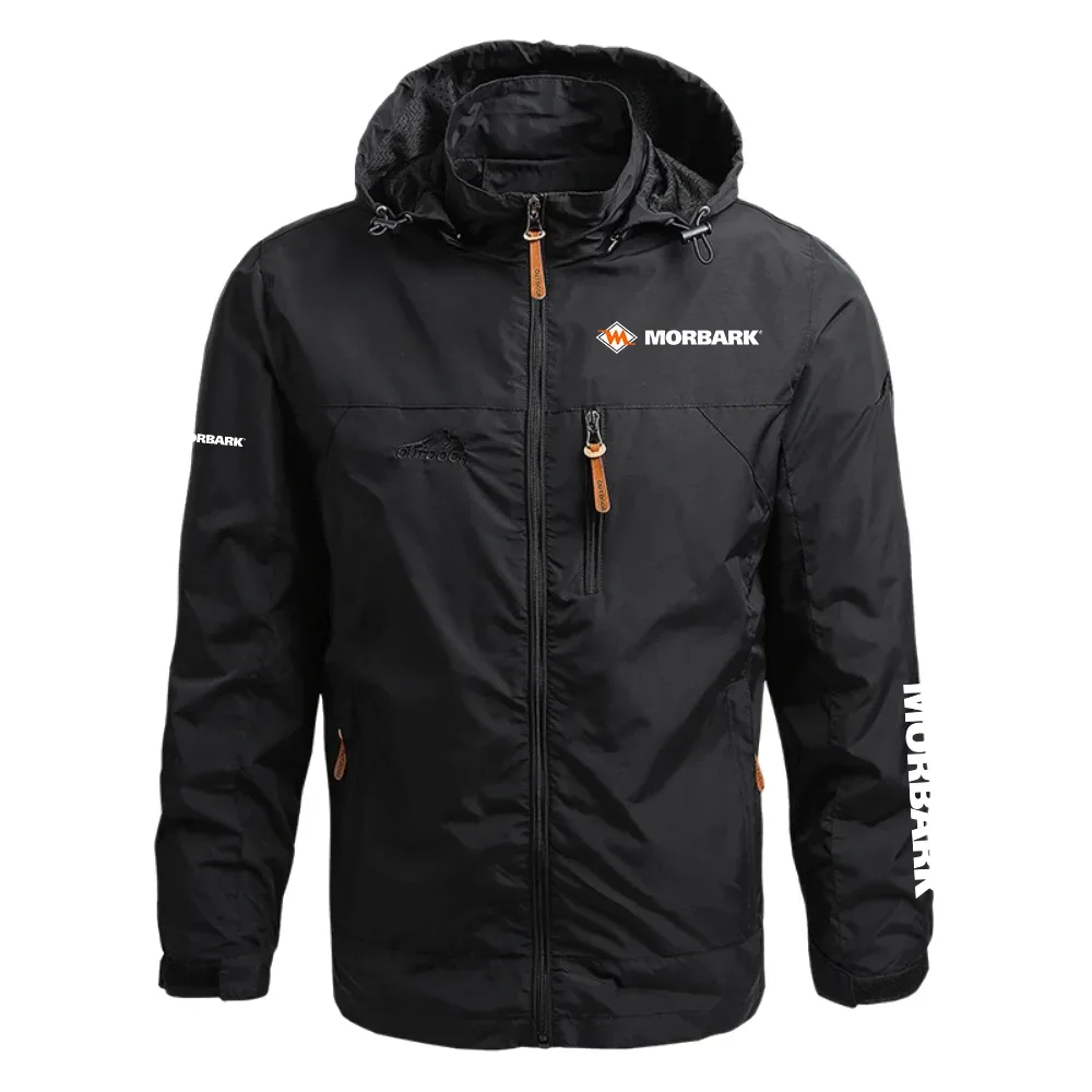 Morbark Exclusive Logo Waterproof Outdoor Jacket Detachable Hood NBVMWOJ1401MBZ – Morbark Jacket