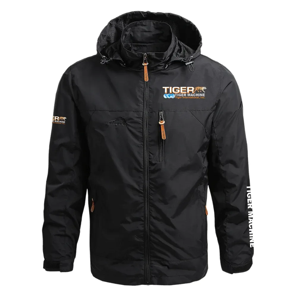 Tiger Machinery Exclusive Logo Waterproof Outdoor Jacket Detachable Hood NBVMWOJ1401TMZ – Tiger Machinery Jacket