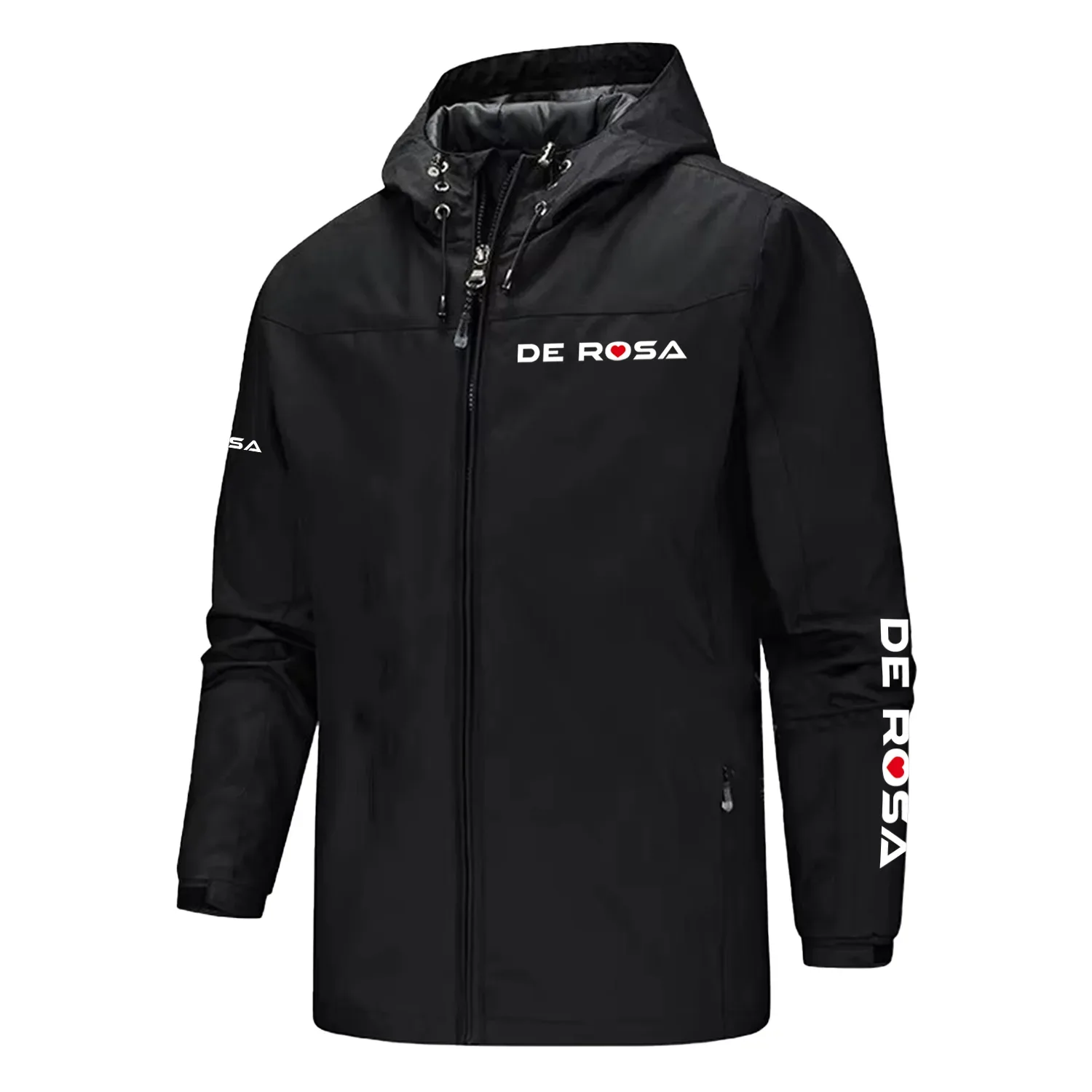 De Rosa Exclusive Logo Softshell Rain Jacket, Waterproof, Breathable, Windbreaker Jacket OSBCL2DRJ1211DRZ – De Rosa Gift