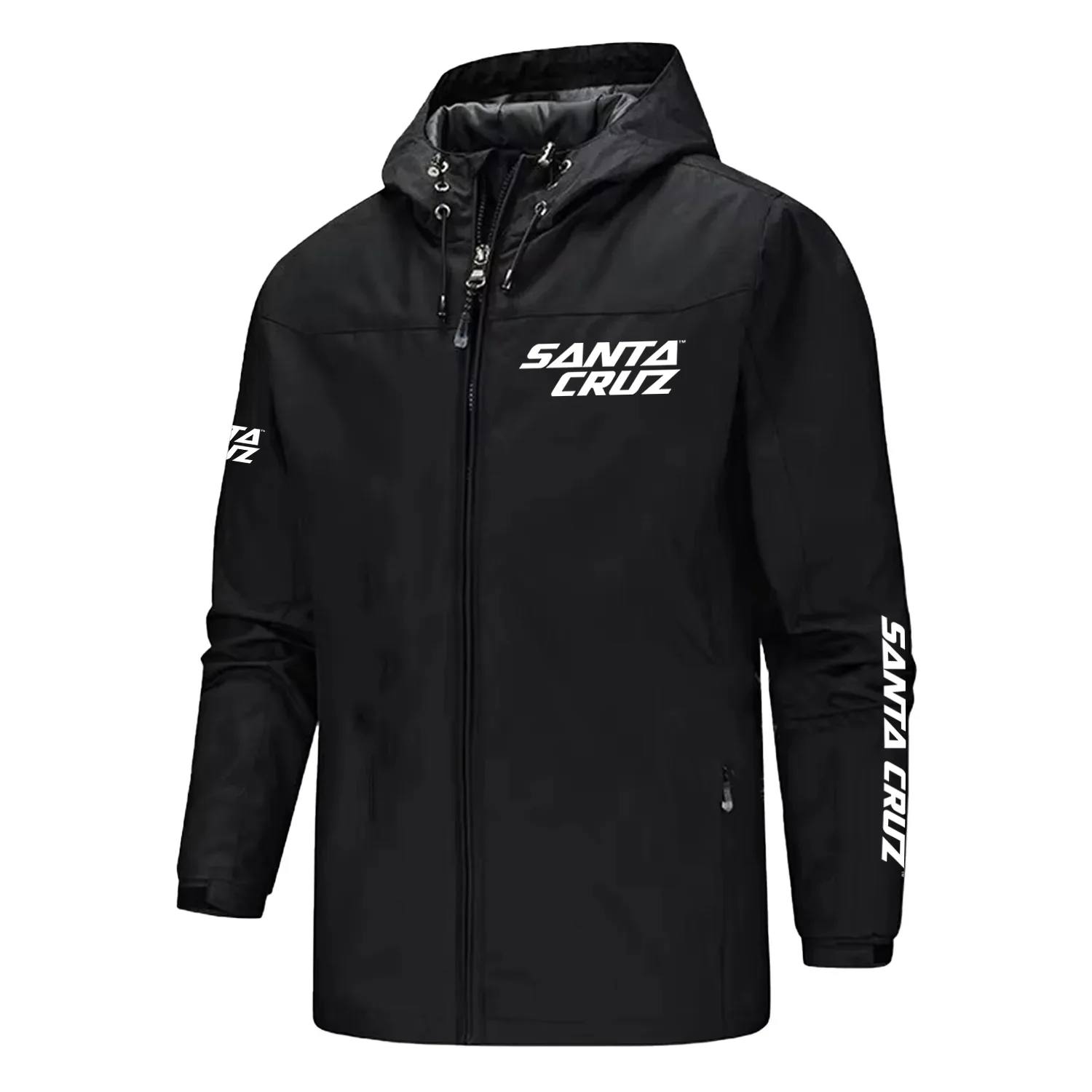 Santa Cruz Exclusive Logo Softshell Rain Jacket, Waterproof, Breathable, Windbreaker Jacket OSBCL2DRJ1211SAZ – Santa Cruz Gift