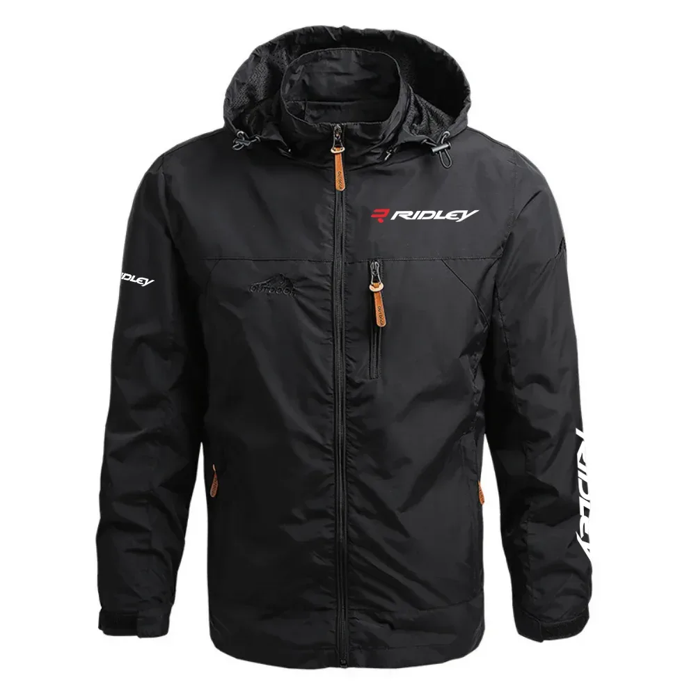 Ridley Exclusive Logo Waterproof Outdoor Jacket Detachable Hood OSBCLWOJ1211RDZ – Ridley Jacket