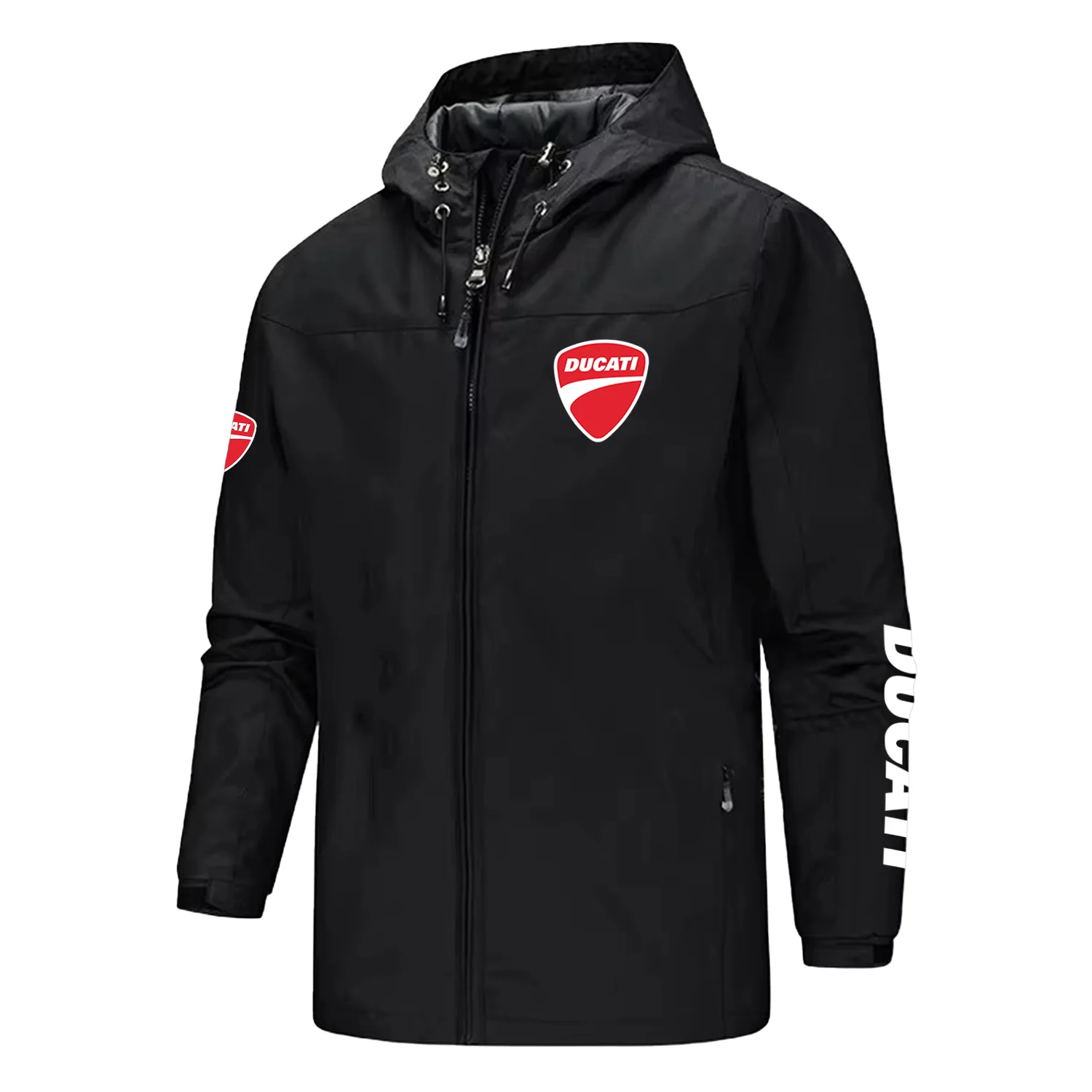 Ducati Exclusive Logo Softshell Rain Jacket, Waterproof, Breathable, Windbreaker Jacket OSMTB2DRJ1211DCZ – Ducati Gift