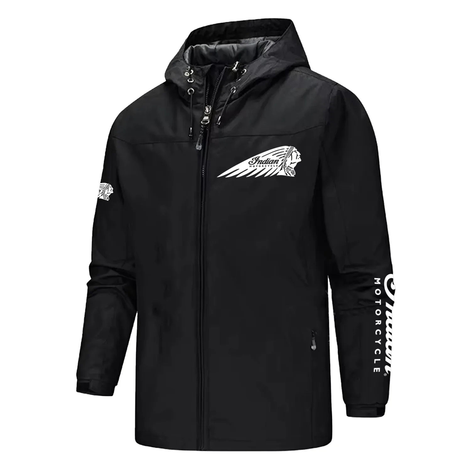 Indian Motorcycle Exclusive Logo Softshell Rain Jacket, Waterproof, Breathable, Windbreaker Jacket OSMTB2DRJ1211IMZ – Indian Motorcycle Gift