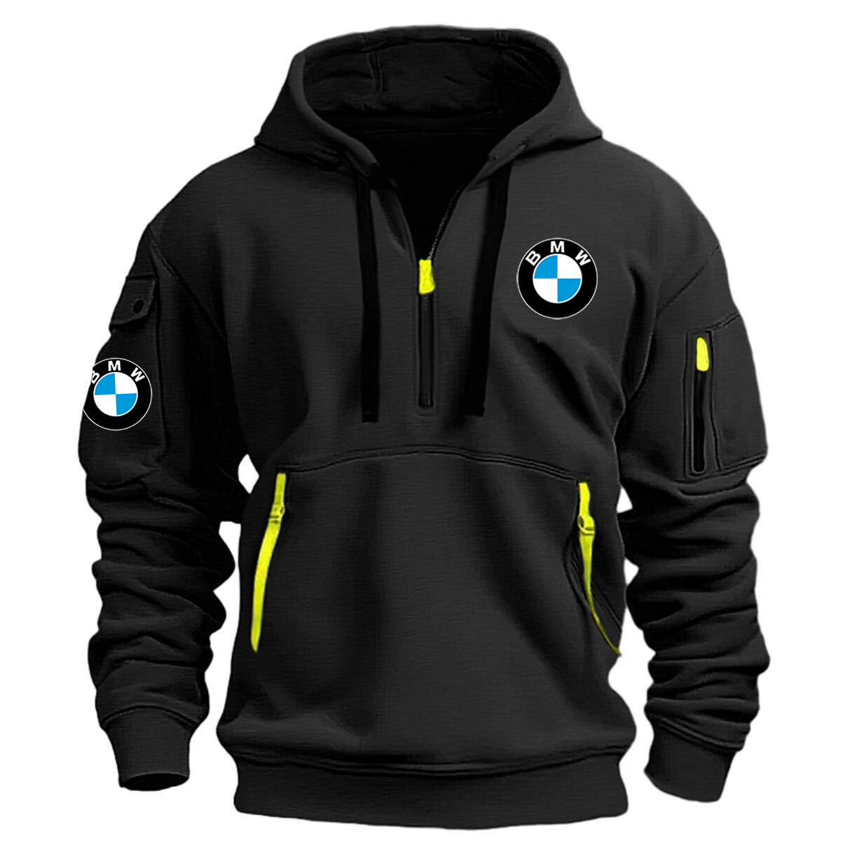 BMW Exclusive Logo Half Zipper Hoodie OSMTBHHZ1211BMWZ – BMW Hoodie BMW Exclusive Logo Half Zipper Hoodie OSMTBHHZ1211BMWZ – BMW Hoodie