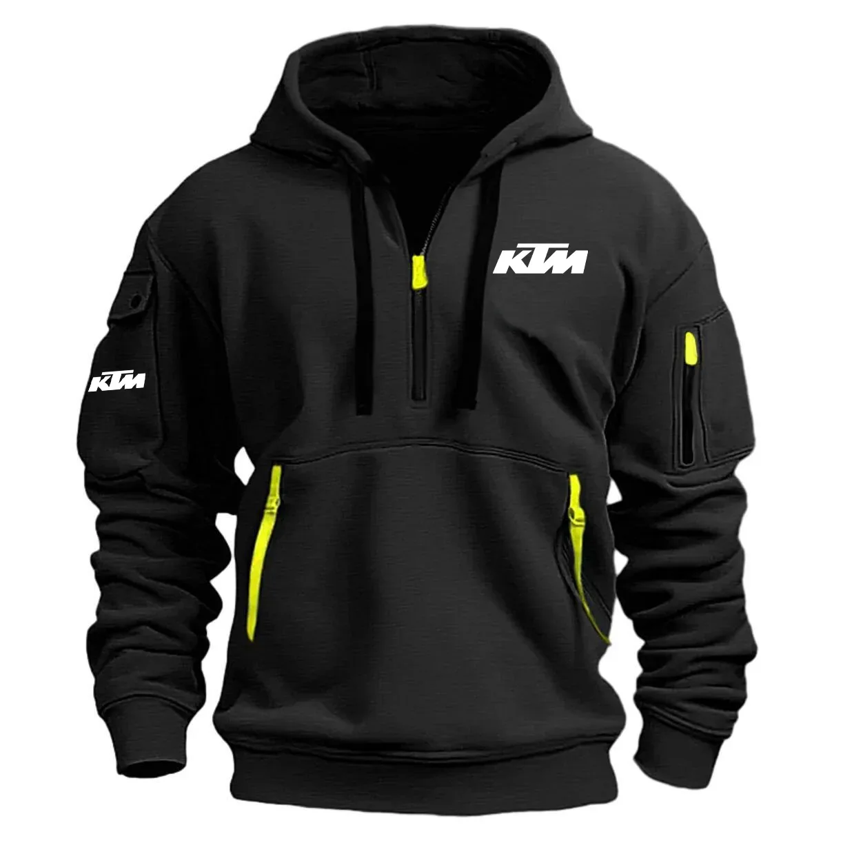 KTM Exclusive Logo Half Zipper Hoodie OSMTBHHZ1211KTMZ – KTM Hoodie