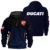 Ducati Exclusive Logo Half Zipper Hoodie OSMTBHHZ3D121104DCZ – Ducati Hoodie