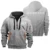Confederate Motors Exclusive Logo Half Zipper Hoodie OSMTBHHZ3D121107CMZ – Confederate Motors Hoodie