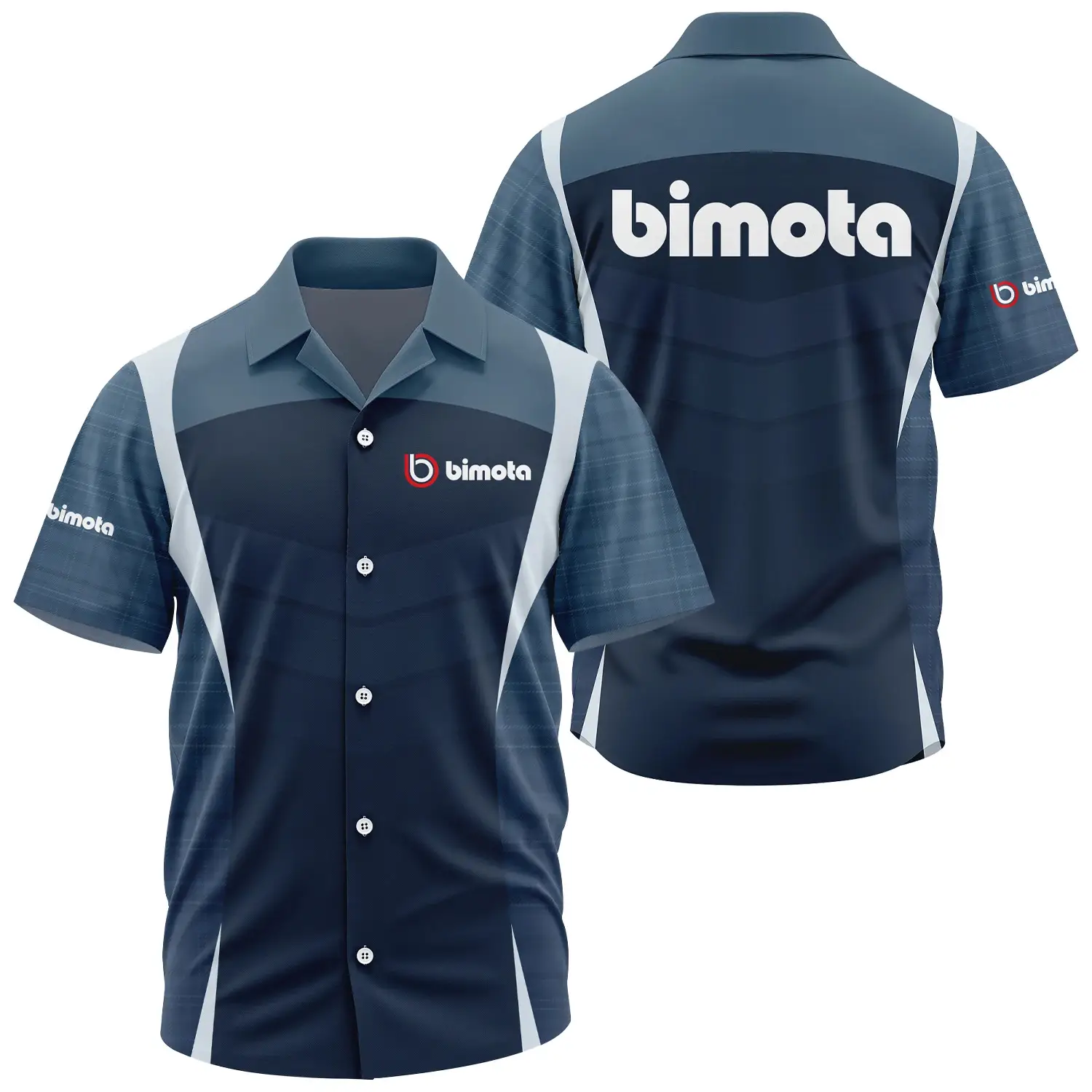 Bimota Exclusive Logo Short Sleeve Camp Collar Shirt OSMTBHWS003BIZ – Bimota Shirt – Bimota Shirt