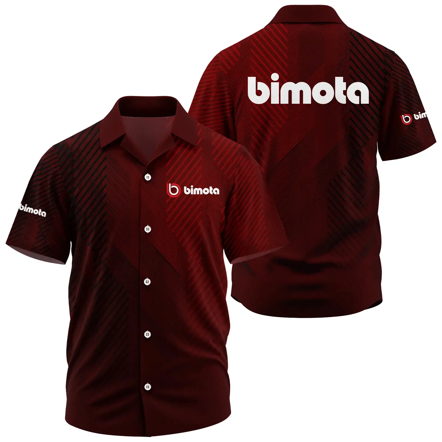 Bimota Exclusive Logo Short Sleeve Camp Collar Shirt OSMTBHWS006BIZ – Bimota Shirt – Bimota Shirt
