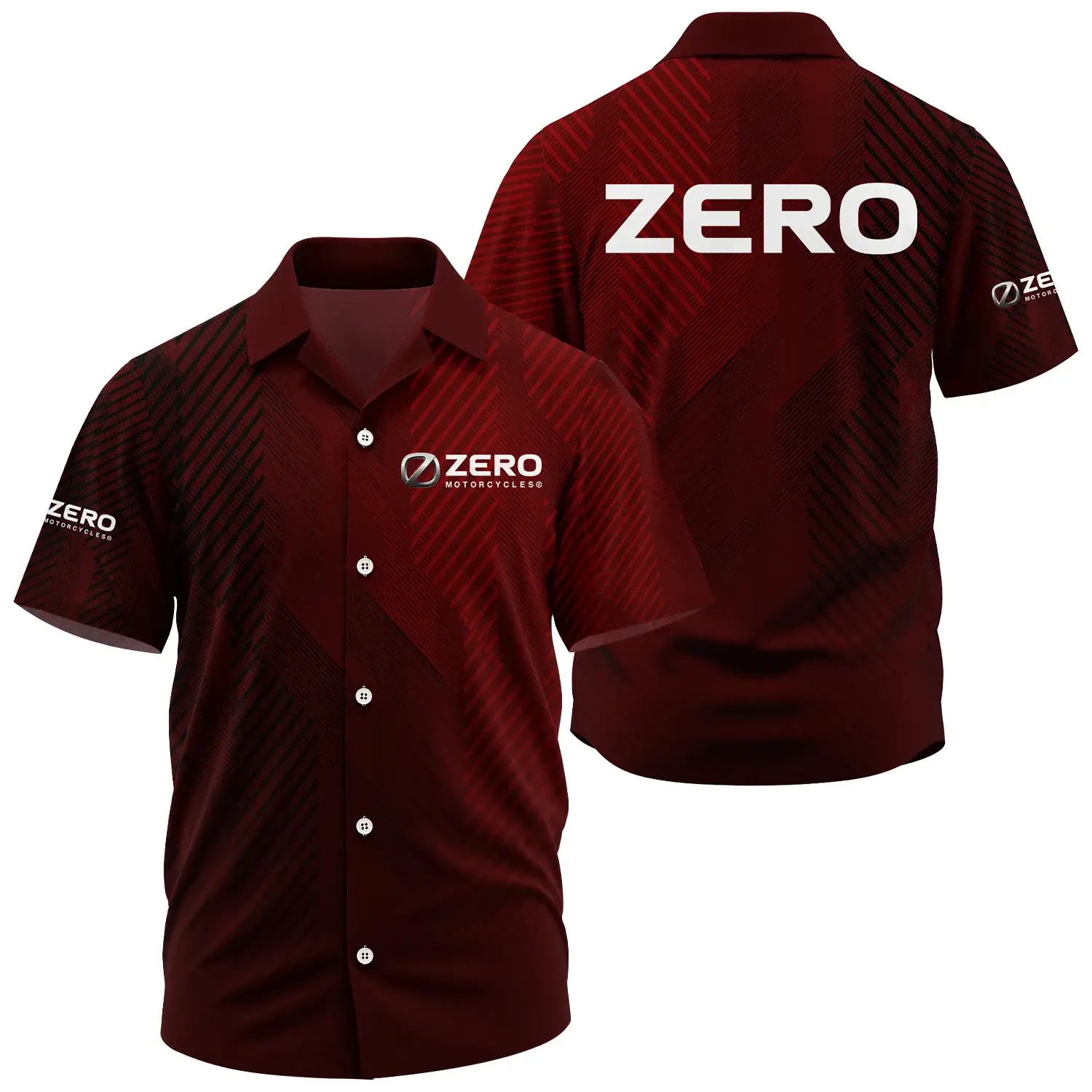 Zero Motorcycles Exclusive Logo Short Sleeve Camp Collar Shirt OSMTBHWS006ZMZ – Zero Motorcycles Shirt – Zero Motorcycles Shirt