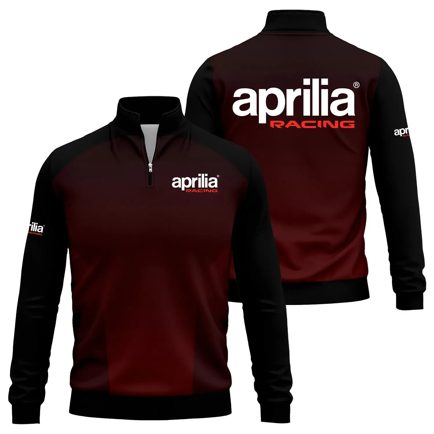 Aprilia Exclusive Logo Quarter-Zip Sweatshirt OSMTBQTZ002APZ – Aprilia Sweatshirt – Aprilia Sweatshirt