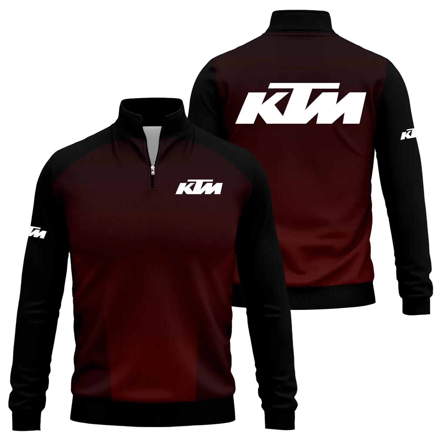 KTM Exclusive Logo Quarter-Zip Sweatshirt OSMTBQTZ002KTMZ – KTM Sweatshirt – KTM Sweatshirt