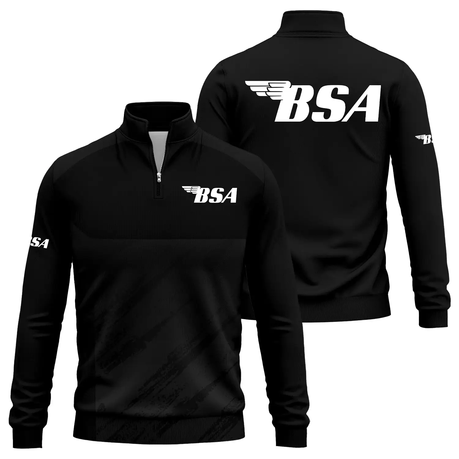 BSA Exclusive Logo Quarter-Zip Sweatshirt OSMTBQTZ004BSAZ – BSA Sweatshirt – BSA Sweatshirt