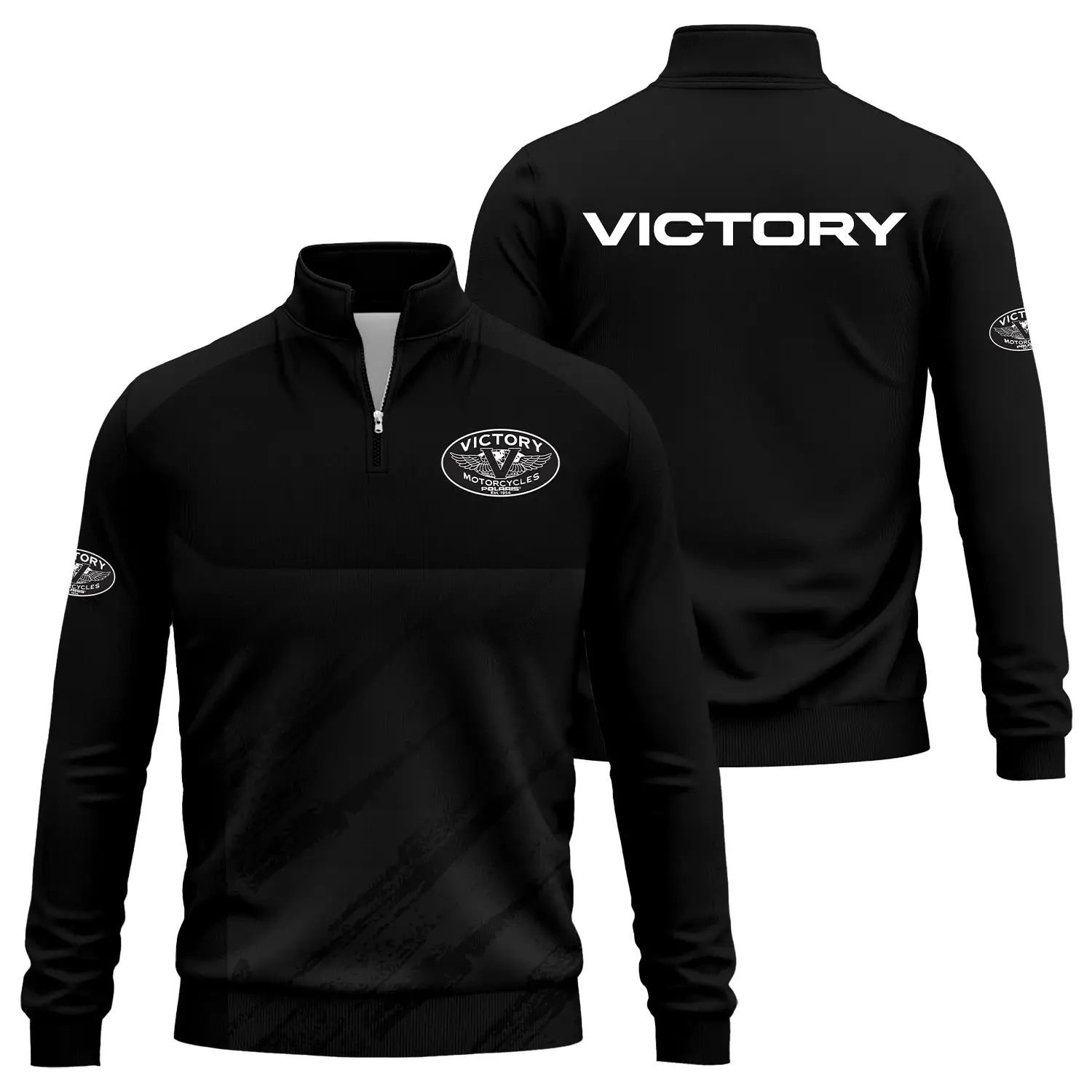 Victory Motorcycles Exclusive Logo Quarter-Zip Sweatshirt OSMTBQTZ004VMZ – Victory Motorcycles Sweatshirt – Victory Motorcycles Sweatshirt