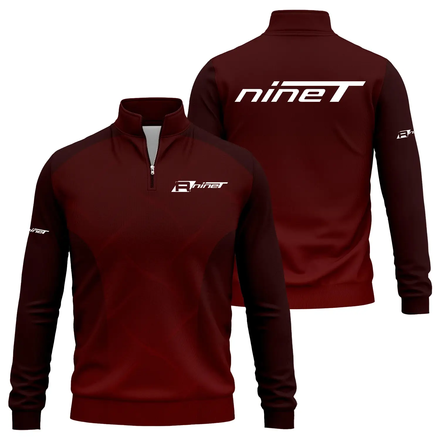 R nineT Exclusive Logo Quarter-Zip Sweatshirt OSMTBQTZ005RTZ – R nineT Sweatshirt – R nineT Sweatshirt R nineT Exclusive Logo Quarter-Zip Sweatshirt OSMTBQTZ005RTZ – R nineT Sweatshirt – R nineT Sweatshirt