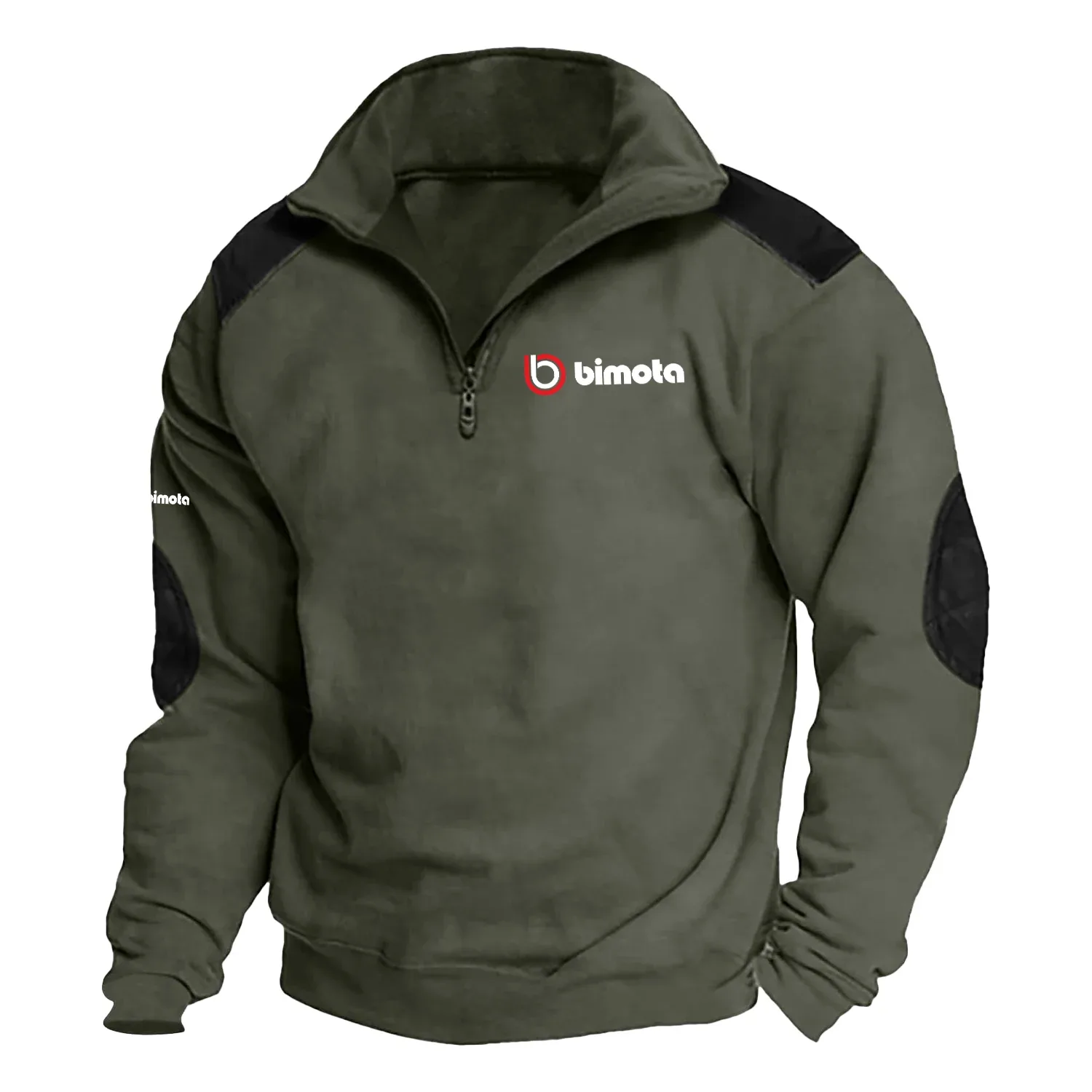 Bimota Exclusive Logo Tactical Quarter-Zip Sweatshirt OSMTBSCS1211BIZ – Bimota Sweatshirt