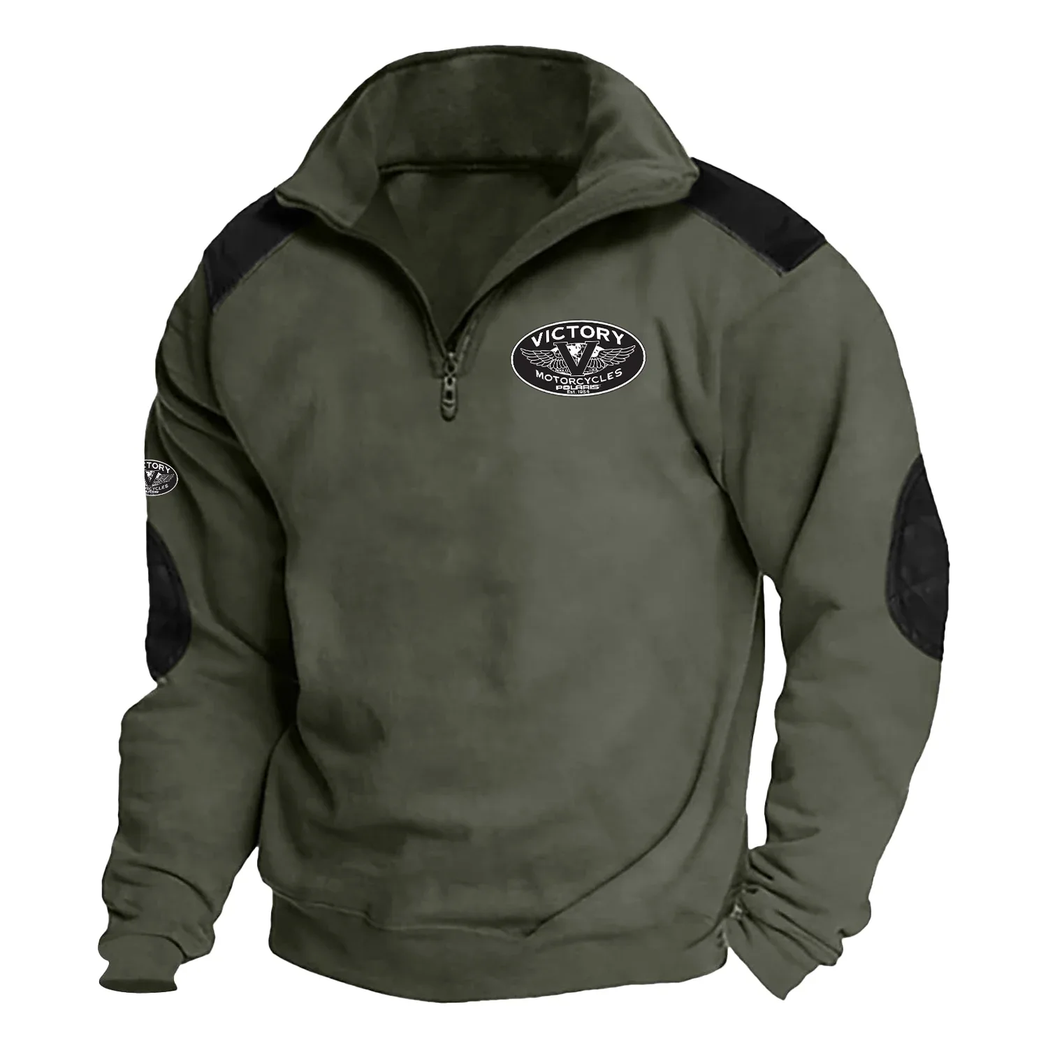 Victory Motorcycles Exclusive Logo Tactical Quarter-Zip Sweatshirt OSMTBSCS1211VMZ – Victory Motorcycles Sweatshirt