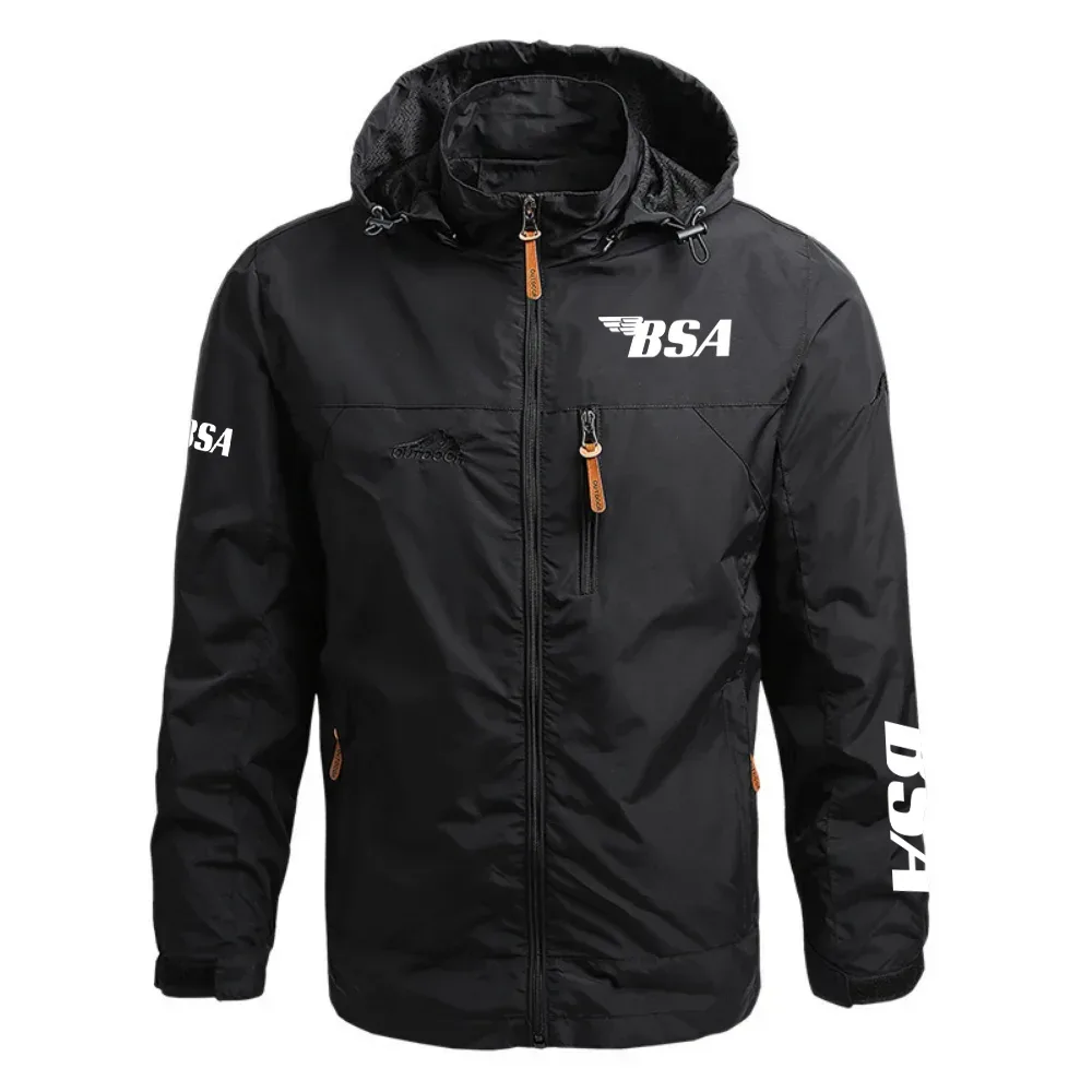 BSA Exclusive Logo Waterproof Outdoor Jacket Detachable Hood OSMTBWOJ1211BSAZ – BSA Jacket