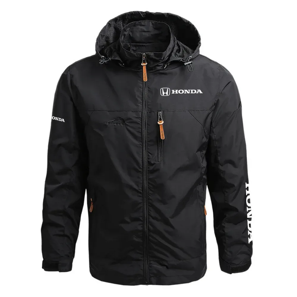 Honda Exclusive Logo Waterproof Outdoor Jacket Detachable Hood OSMTBWOJ1211HOZ – Honda Jacket