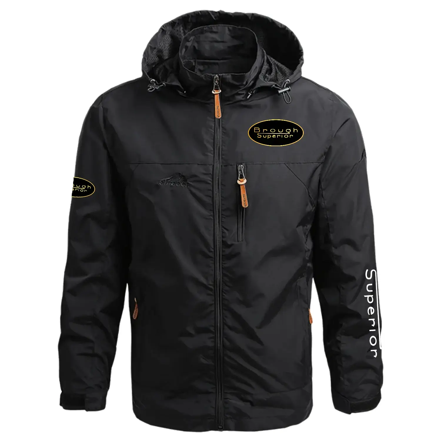 Brough Superior Exclusive Logo Waterproof Outdoor Jacket Detachable Hood Windbreaker OSMTBWOJ2905BGSZ – Brough Superior Jacket Brough Superior Exclusive Logo Waterproof Outdoor Jacket Detachable Hood Windbreaker OSMTBWOJ2905BGSZ – Brough Superior Jacket