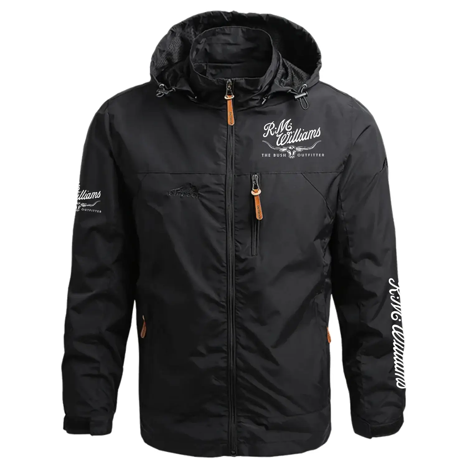 R.M. Williams Exclusive Logo Waterproof Outdoor Jacket Detachable Hood Windbreaker OUASWOJ2705RMZ – R.M. Williams Jacket