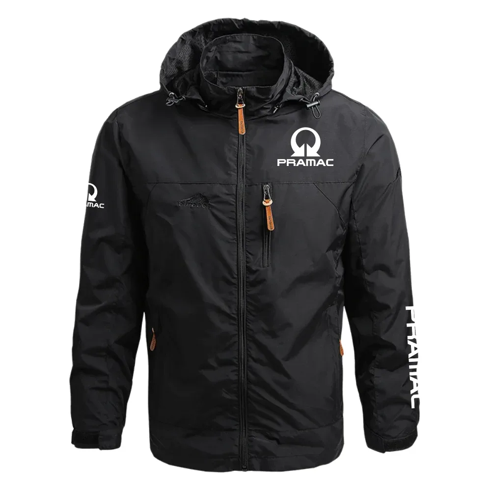Pramac Exclusive Logo Waterproof Outdoor Jacket Detachable Hood OUEPWOJ3012PMZ – Pramac Jacket