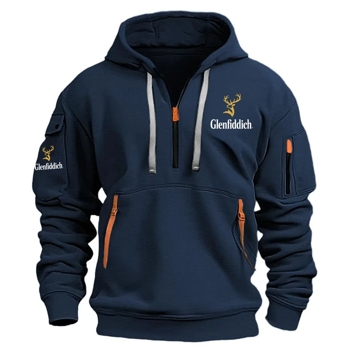 Glenfiddich Exclusive Logo Half Zipper Hoodie OUEUHHZ2705GDZ – Glenfiddich Hoodie Glenfiddich Exclusive Logo Half Zipper Hoodie OUEUHHZ2705GDZ – Glenfiddich Hoodie
