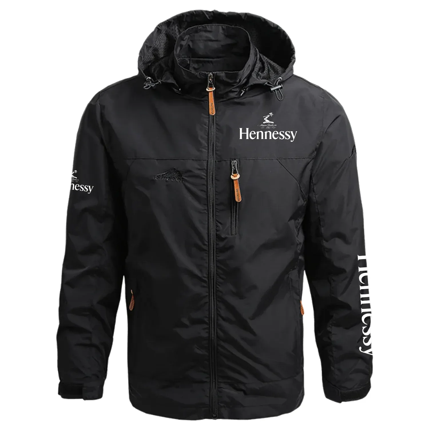 Hennessy Exclusive Logo Waterproof Outdoor Jacket Detachable Hood Windbreaker OUEUWOJ2705HNZ – Hennessy Jacket