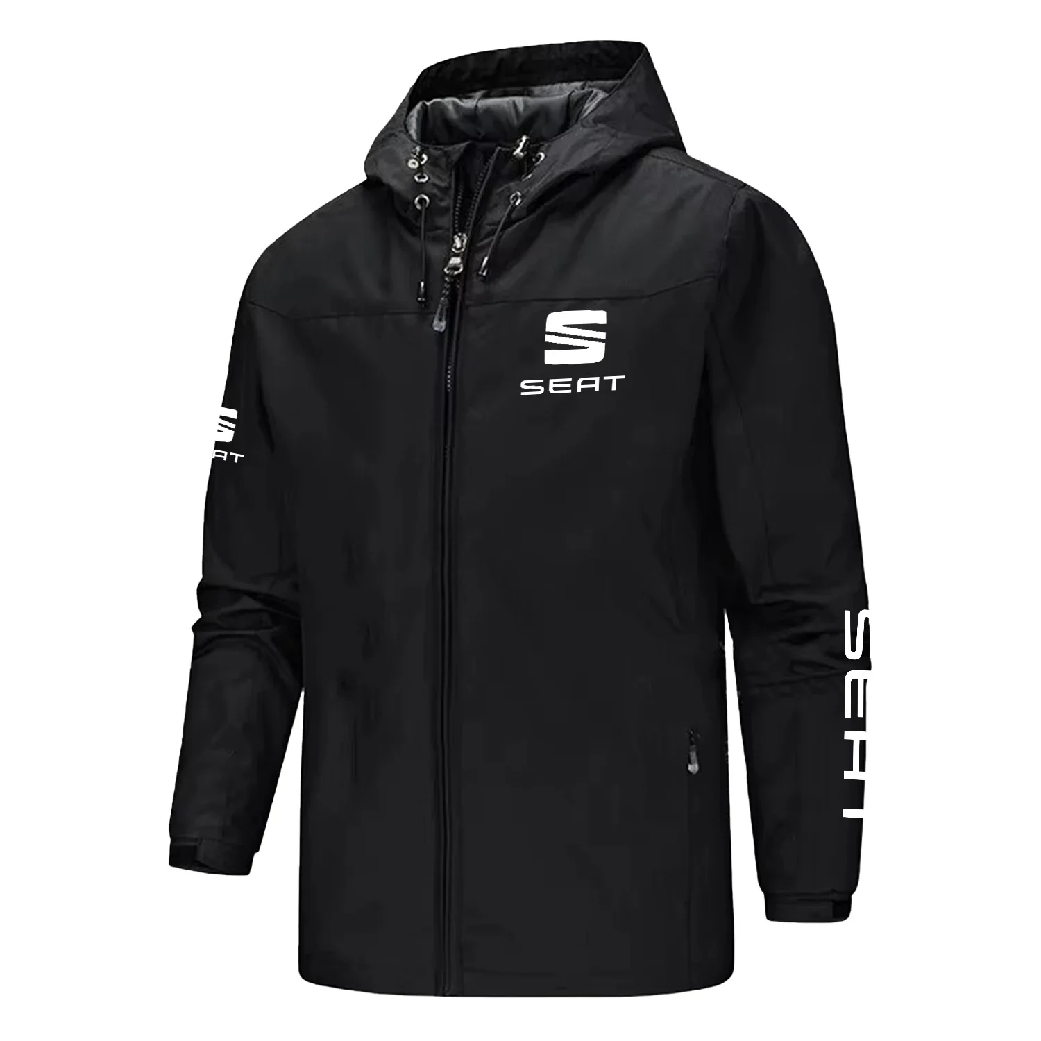 SEAT Cars Exclusive Logo Softshell Rain Jacket, Waterproof, Breathable, Windbreaker Jacket OUFA2DRJ905SETZ – SEAT Cars Jacket