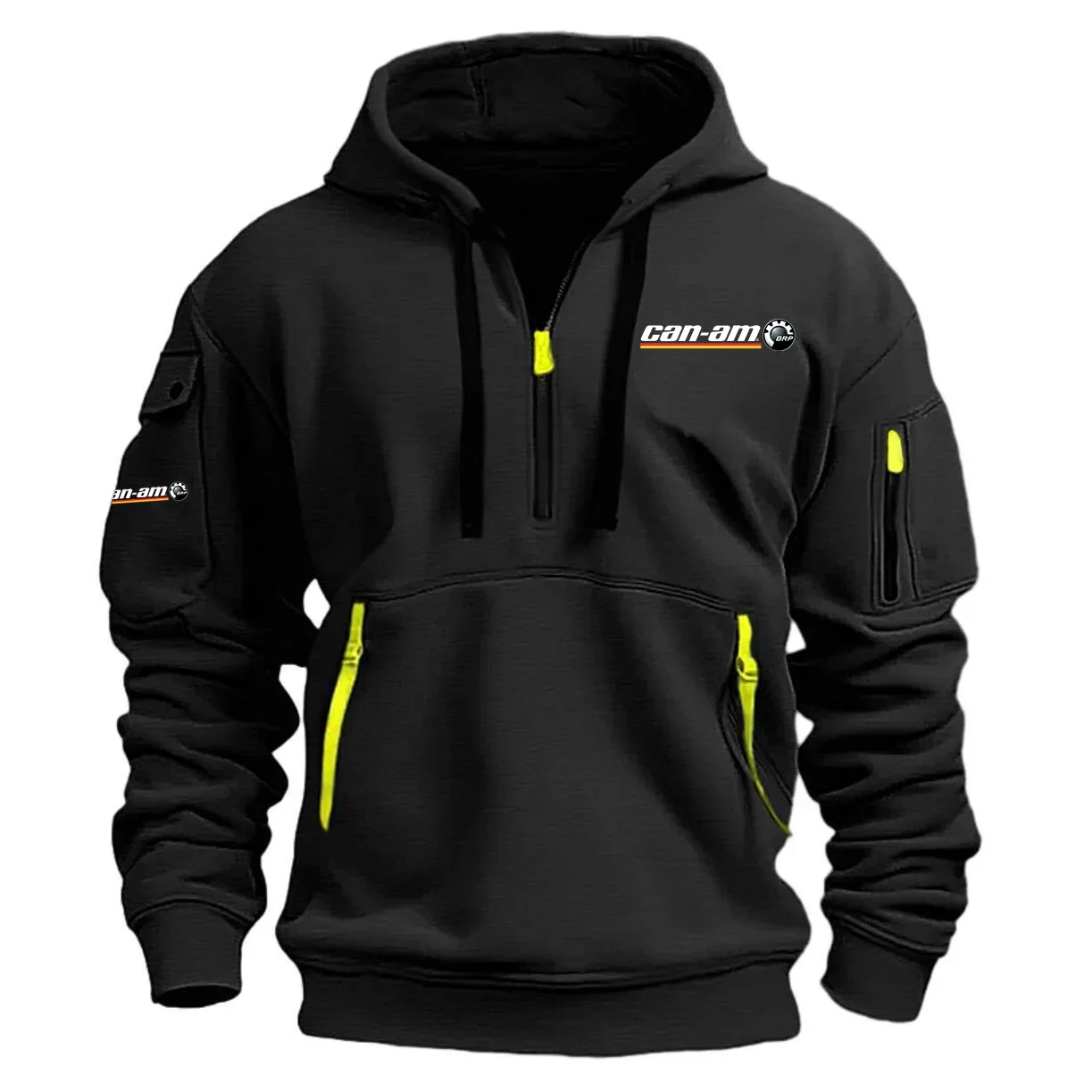 Can-Am Exclusive Logo Half Zipper Hoodie OUFAHHZ0819CMZ – Can-Am Hoodie Can-Am Exclusive Logo Half Zipper Hoodie OUFAHHZ0819CMZ – Can-Am Hoodie