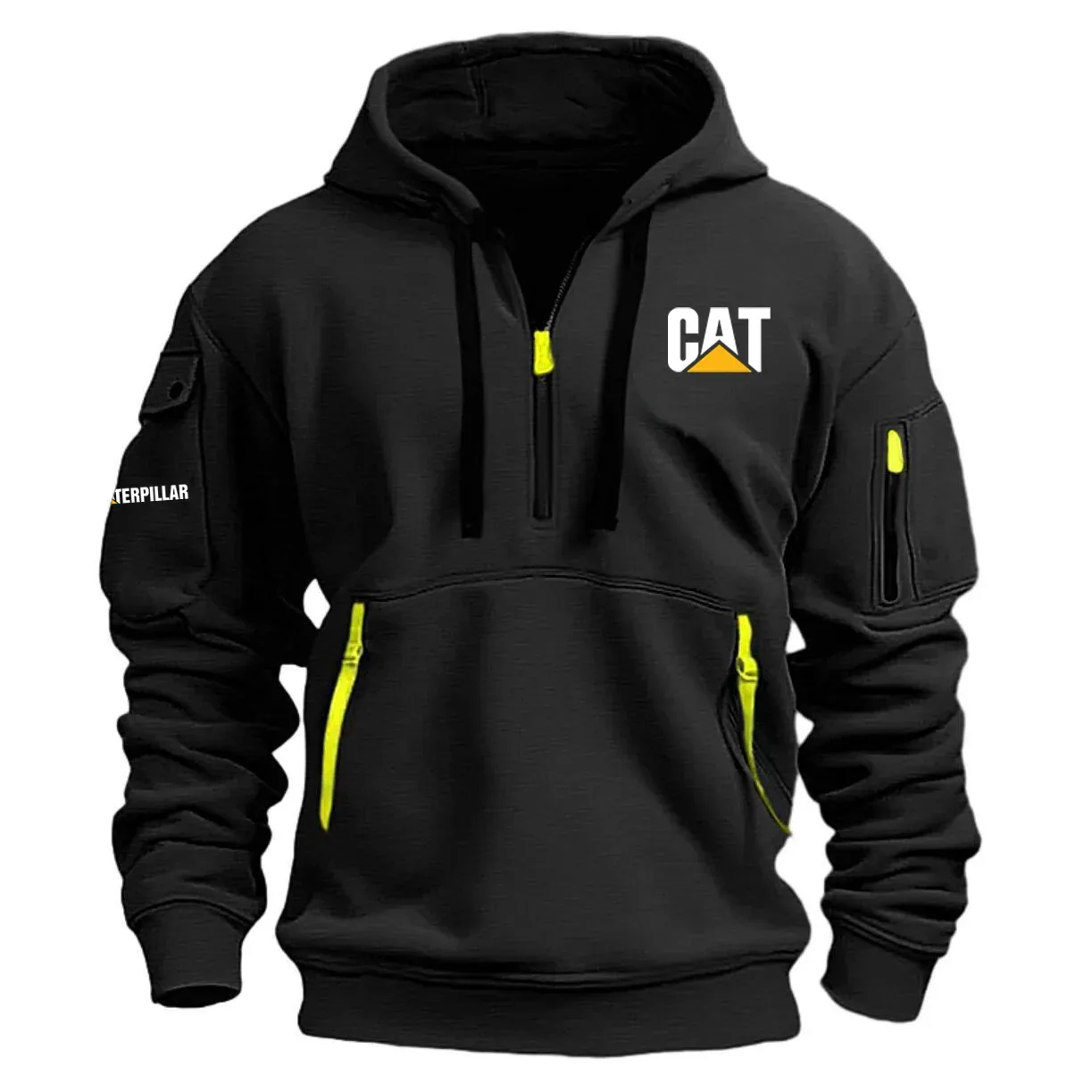 Caterpillar Exclusive Logo Half Zipper Hoodie OUFAHHZ0819CTZ – Caterpillar Hoodie