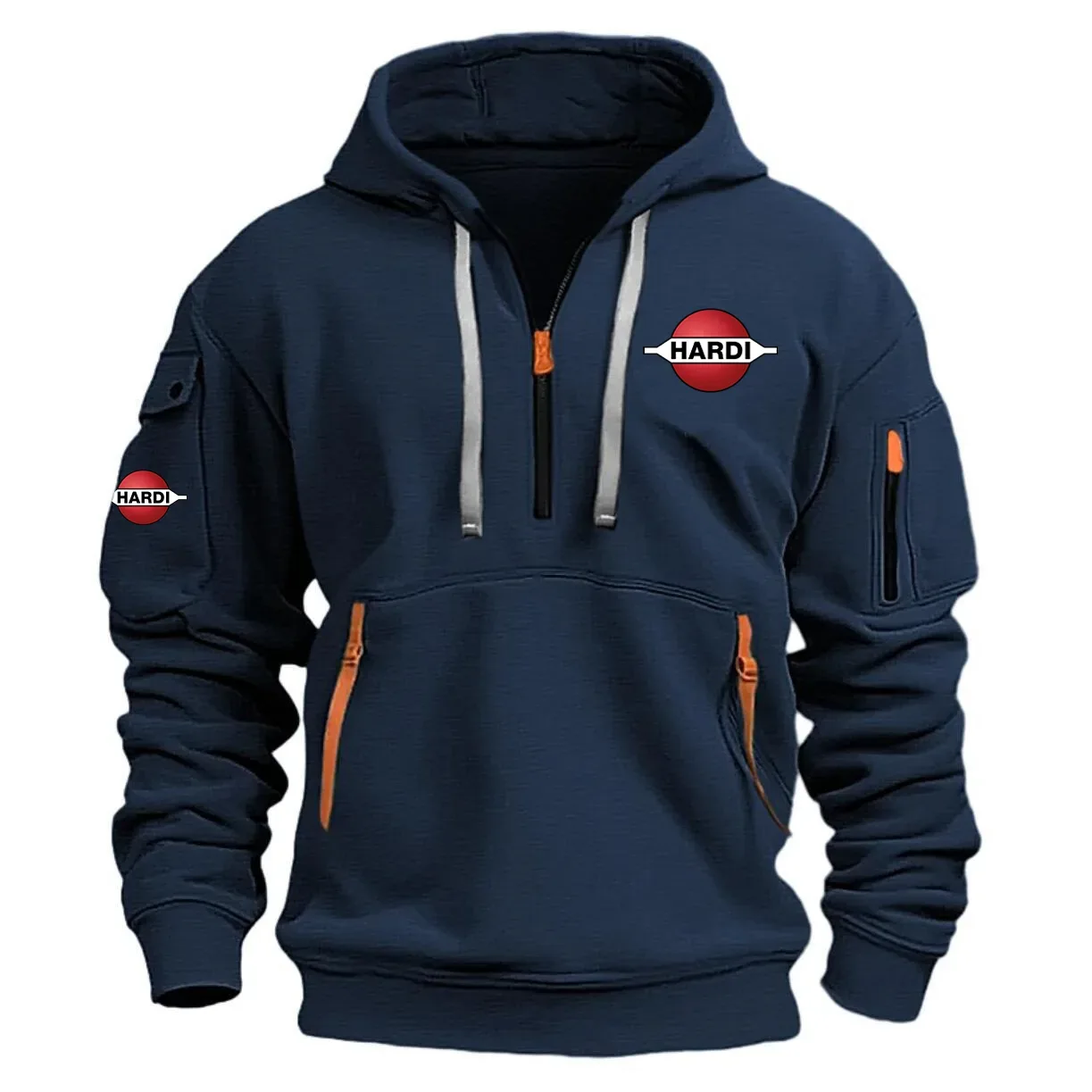 Hardi Exclusive Logo Half Zipper Hoodie OUFAHHZ0819HAZ – Hardi Hoodie