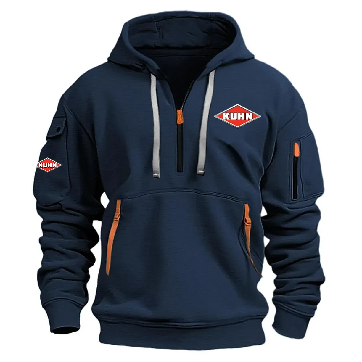 Kuhn Exclusive Logo Half Zipper Hoodie OUFAHHZ0819KNZ – Kuhn Hoodie Kuhn Exclusive Logo Half Zipper Hoodie OUFAHHZ0819KNZ – Kuhn Hoodie